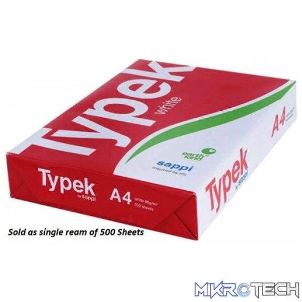 Typek 80 Gram Bond A4 500 Sheets of Paper - Image 2