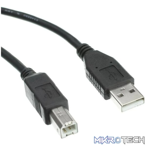 USB PRINTER CABLE A MALE+ B M; BLACK / BLUE USB PRINTER CABLE A MALE+ B M; BLACK / BLUE