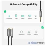 Ugreen 3.5mm Audio Male To 2x Female Audio Splitter - Image 3