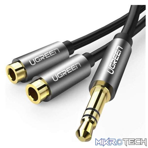 Ugreen 3.5mm Audio Male To 2x Female Audio Splitter Ugreen 3.5mm Audio Male To 2x Female Audio Splitter