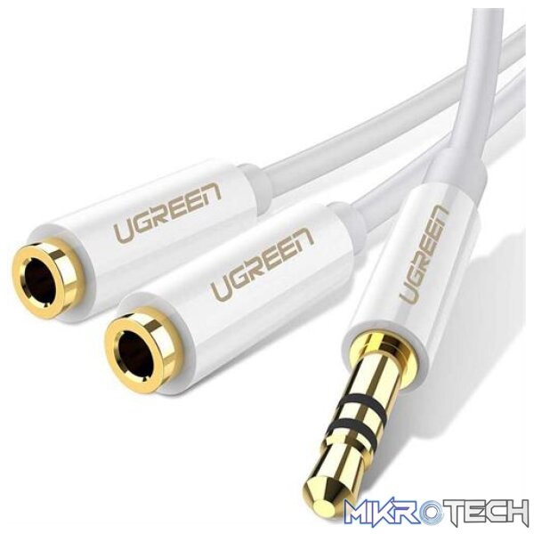 Ugreen 3.5mm Audio Male To 2x Female Audio Splitter Ugreen 3.5mm Audio Male To 2x Female Audio Splitter