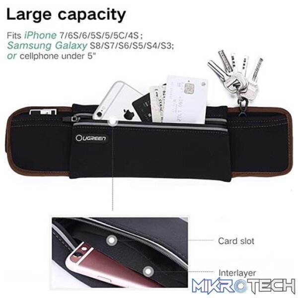 Ugreen Outdoor Running Waist Belt Pack - Image 3
