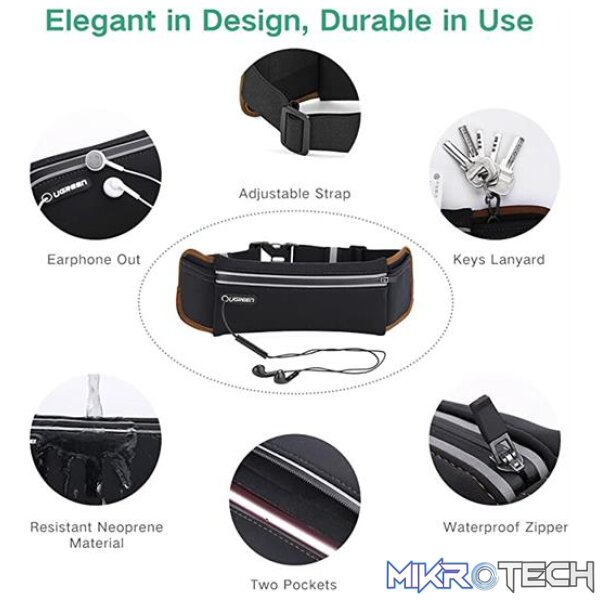 Ugreen Outdoor Running Waist Belt Pack - Image 4