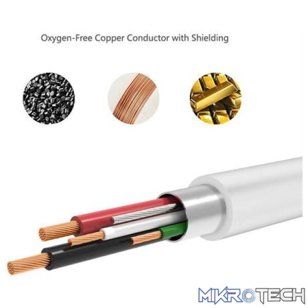 Ugreen USB-A 2.0 Male To Micro USB Male 1m Cable - Image 4