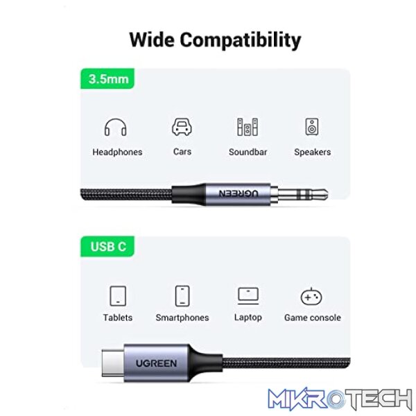 Ugreen USB-C to 3.5mm Headphone Cable - Image 5