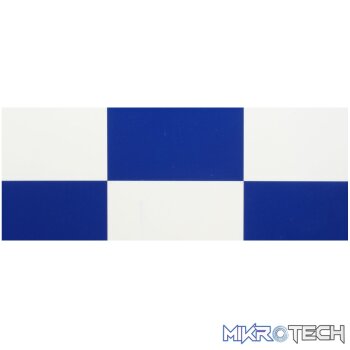 * UltraCote 1 inch Squares White/Blue