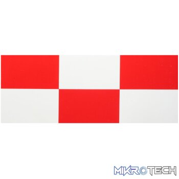 UltraCote 2in Squares White/Red