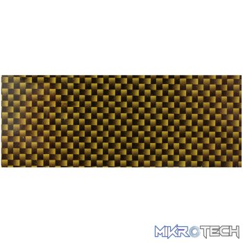 UltraCote Carbon Black/Gold 1 Meter