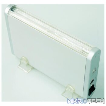 UniQue 3.5" Aluminium External USB 2.0 IDE Hard Drive Enclosure with Power