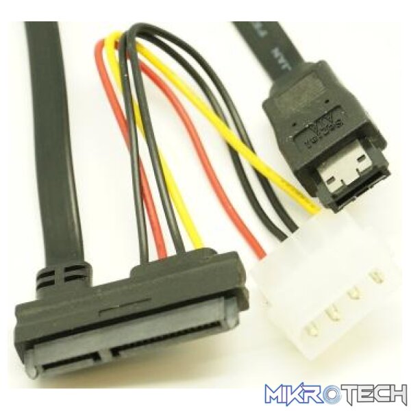 UniQue 4pin Power (Molex) Plug to SATA 15pin Power Socket Cable - Image 3