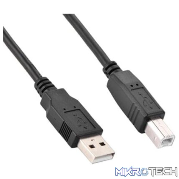 UniQue 5m USB 2.0 A male to USB 2.0 B male Printer Cable UniQue 5m USB 2.0 A male to USB 2.0 B male Printer Cable