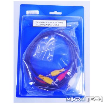UniQue Audio/Video Cable RCA M-M 1.8M