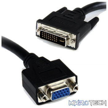 UniQue DVI Male to VGA Female 1.8M Cable