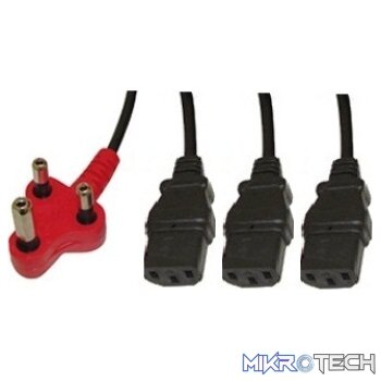 UniQue Dedicated Tri Head Power Cable
