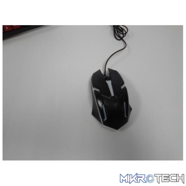 UniQue G11 Gaming Wired 114 Keys USB Keyboard And Ergonomic RGB LED USB Wired 2 Button With Scroll Wheel 1000 DPI Optical Mouse Combo - Image 2