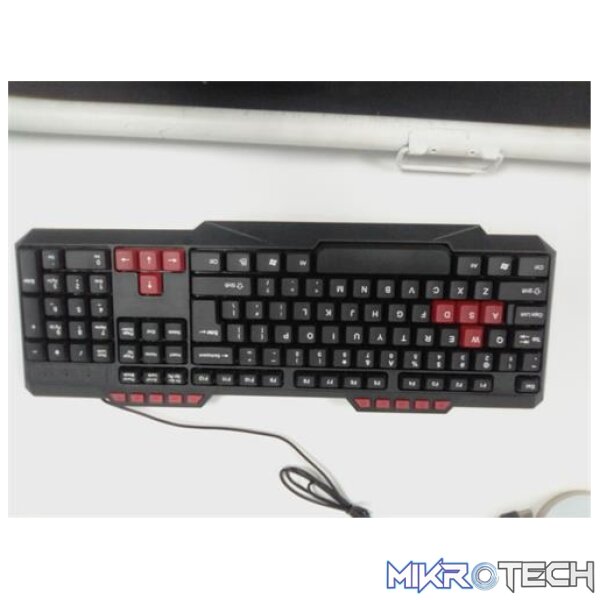 UniQue G11 Gaming Wired 114 Keys USB Keyboard And Ergonomic RGB LED USB Wired 2 Button With Scroll Wheel 1000 DPI Optical Mouse Combo - Image 4