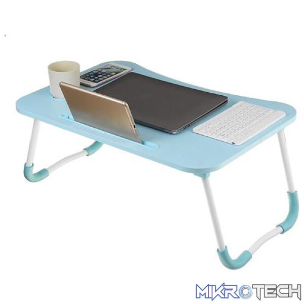 UniQue Multifunctional Foldable Laptop Desk-Wood Finish Table Top - Image 2
