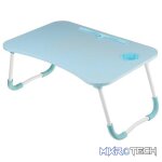 UniQue Multifunctional Foldable Laptop Desk-Wood Finish Table Top - Image 3