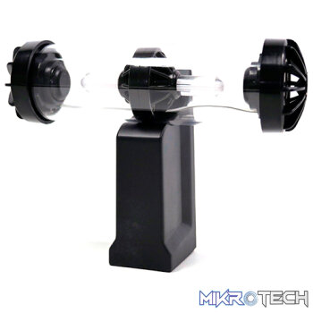 UniQue Transparent Tube Blue LED Light Stereo Speaker