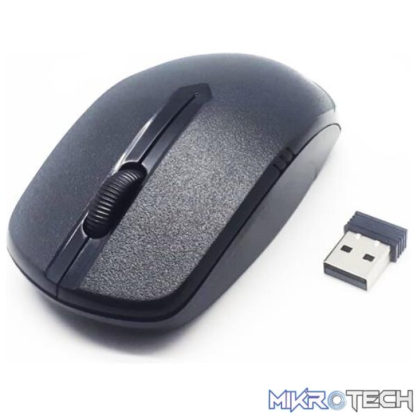 UniQue Wireless USB 104 Keys Standard US Layout Keyboard and Wireless 2 Button 1000 DPI Optical Mouse Combo - Image 3