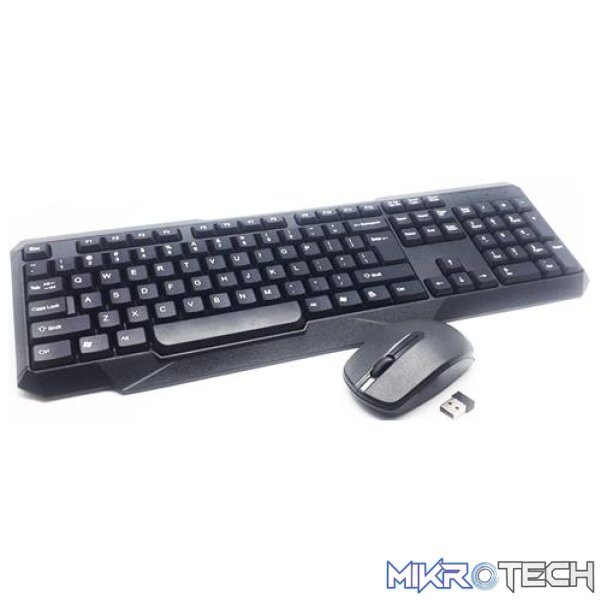 UniQue Wireless USB 104 Keys Standard US Layout Keyboard and Wireless 2 Button 1000 DPI Optical Mouse Combo - Image 8