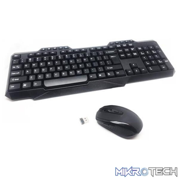 UniQue Wireless USB Multimedia Keyboard and Wireless 5 Button 1000 DPI Optical Mouse Combo - Image 8