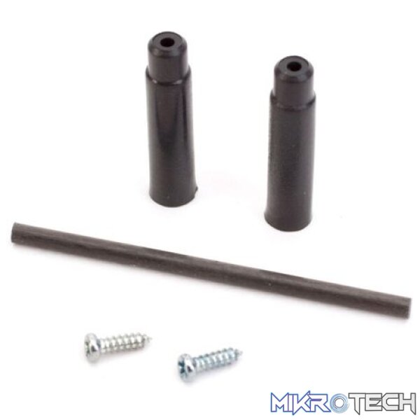 * Upper Canopy Mounts w/Carbon Rod: Red * Upper Canopy Mounts w/Carbon Rod: Red