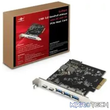 VANTEC UGT-PCE80SR 8 PORT RS232 SERIAL PCIe Card