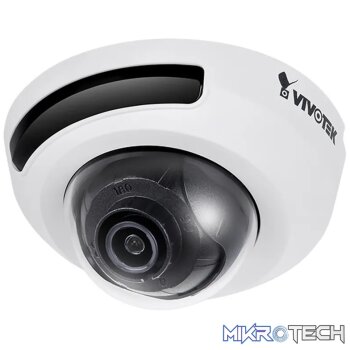 VIVOTEK Indoor Compact Dome; H.265 2MP; 2.8mm; 10M Invisible IR; WDR Enhanced; Mic