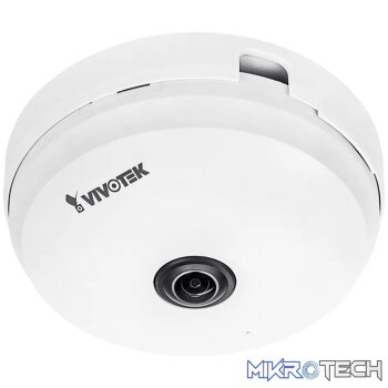 VIVOTEK Indoor Fisheye; H.265 5MP; WDR PRO