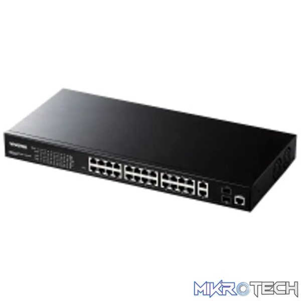 VIVOTEK Managed Websmart 24x Gigabit PoE 2x SFP; 370W VIVOTEK Managed Websmart 24x Gigabit PoE 2x SFP; 370W