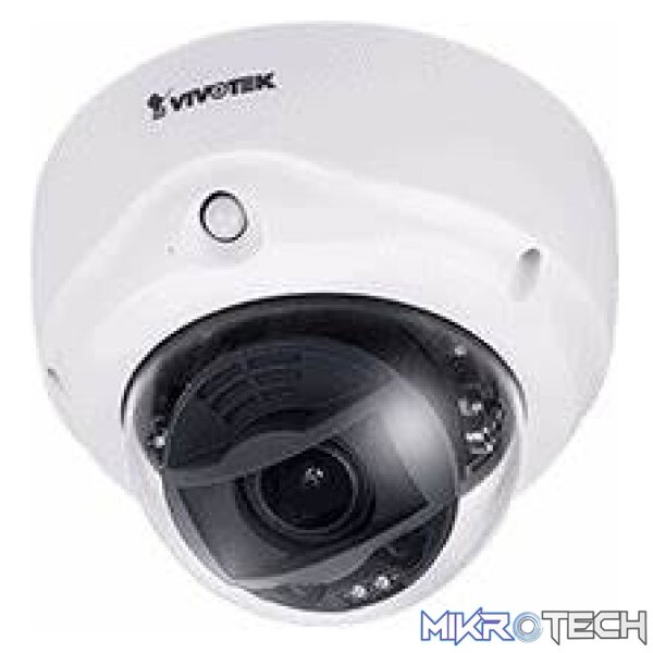 VIVOTEK Outdoor IK10 Dome; H.265 2MP; 2.8mm; 30M IR; WDR Enhanced; Smart Motion; 12V/POE VIVOTEK Outdoor IK10 Dome; H.265 2MP; 2.8mm; 30M IR; WDR Enhanced; Smart Motion; 12V/POE