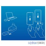 Varta Mini Powerpack Charger-Smart 2-In-1 Solution-Compatible with all Micro USB and Apple® 30-pin devices-400mAh Lithium-ion rechargeable battery-White, - Image 3