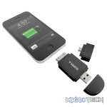 Varta Mini Powerpack Charger-Smart 2-In-1 Solution-Compatible with all Micro USB and Apple® 30-pin devices-400mAh Lithium-ion rechargeable battery-White, - Image 4