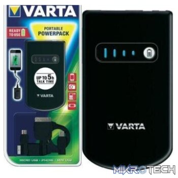 Varta V-Man Power Pack-External battery pack Li-Ion 1800 mAh -Mini-USB cable