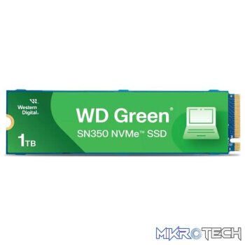 Western Digital Green SN350 1TB PCIe Gen3x4 M.2 2280 Solid State Drive