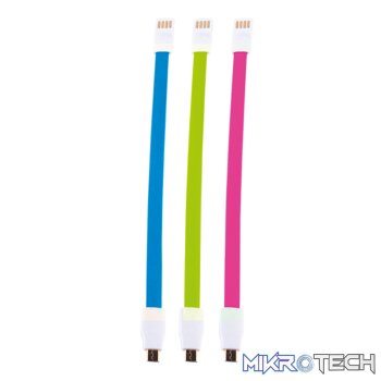 Whizzy Designer 3 Pack Micro USB Charge And Data Sync Cable-22cm Cable Length