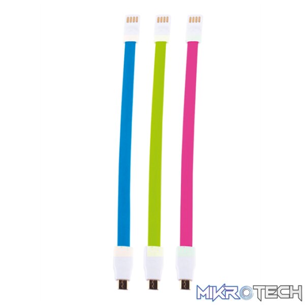Whizzy Designer 3 Pack Micro USB Charge And Data Sync Cable-22cm Cable Length Whizzy Designer 3 Pack Micro USB Charge And Data Sync Cable-22cm Cable Length