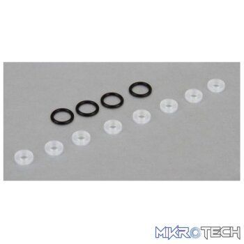 X-Ring Seals (8) Lower Cap Seals (4): A