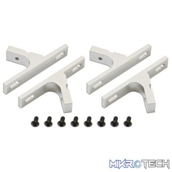 X7 CNC Servo Mount (Silver anodized)