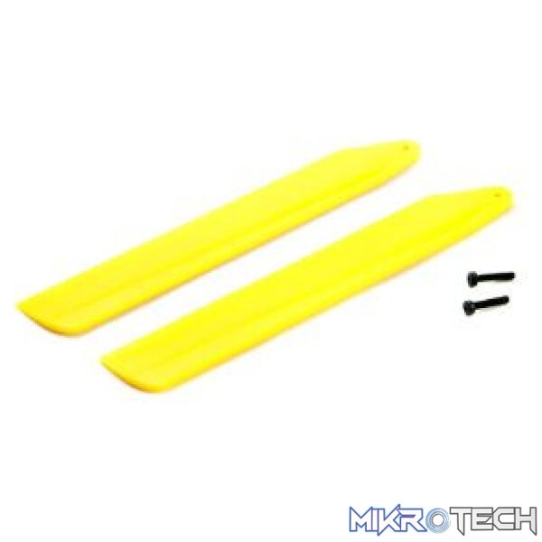Yellow Hi-Performance Main Blade Set: mC Yellow Hi-Performance Main Blade Set: mC