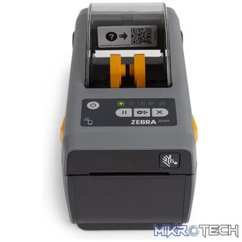 Zebra Direct Thermal Printer ZD411; 203 dpi; USB; USB Host; Modular Connectivity Slot; BTLE5; EU and UK Cords; Swiss Font; EZPL