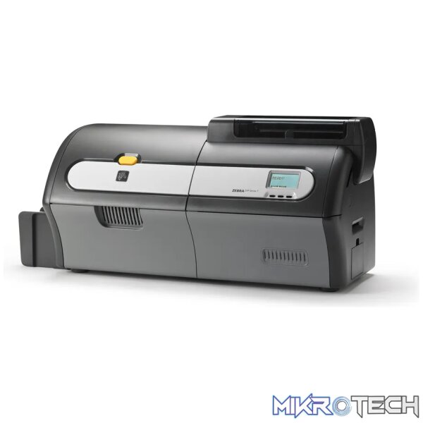 Zebra Printer ZXP Series 7; Dual Sided; Dual-Sided Lamination; UK/EU Cords; USB; 10/100 Ethernet & 802.11 Wireless; UHF RFID Enc Zebra Printer ZXP Series 7; Dual Sided; Dual-Sided Lamination; UK/EU Cords; USB; 10/100 Ethernet & 802.11 Wireless; UHF RFID Enc