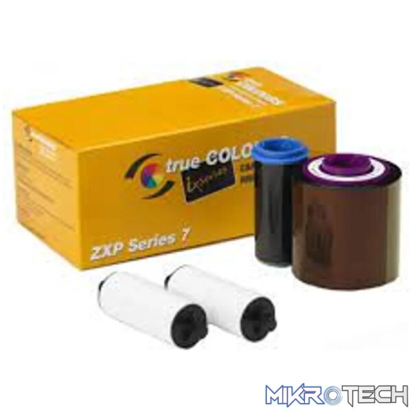 Zebra Ribbon; Color-YMCUVK; 60mmx369m(2.36inx1210ft); 750 Images; ZXP7 ;EMEA Zebra Ribbon; Color-YMCUVK; 60mmx369m(2.36inx1210ft); 750 Images; ZXP7 ;EMEA