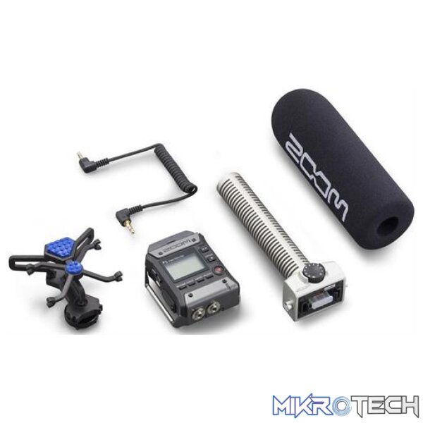 Zoom F1 Field Recorder with Shotgun Microphone-2-Channel Field Audio Recorder - Image 3