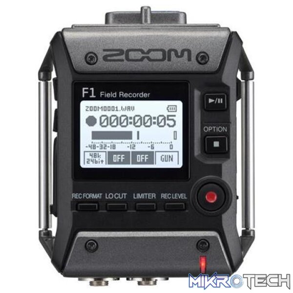 Zoom F1 Field Recorder with Shotgun Microphone-2-Channel Field Audio Recorder Zoom F1 Field Recorder with Shotgun Microphone-2-Channel Field Audio Recorder