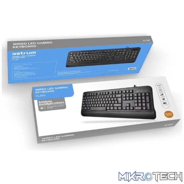 a80556-ben-keyboards-31931666038948 Astrum KL560 RGB Wired Keyboard A80556-BEN - Image 1