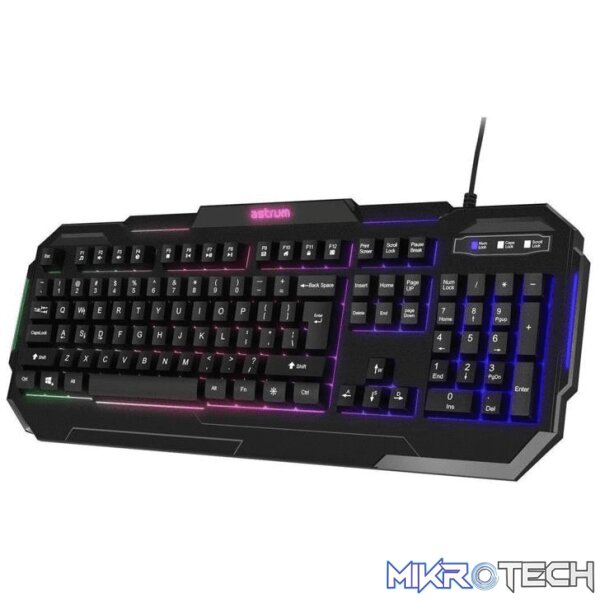 a80720-be-keyboards-31926893904036 Astrum KG200 Slim Backlit Wired Gaming Keyboard A80720-BE - Image 1