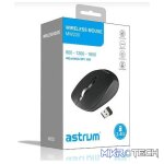 Astrum MW230 Wireless Rechargeable Mouse Black A82523-B