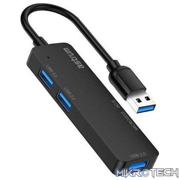 a84512-b-other-accessories-33537169621156 Astrum USB 3.0 Hub and Card Reader - UH020 - Image 1